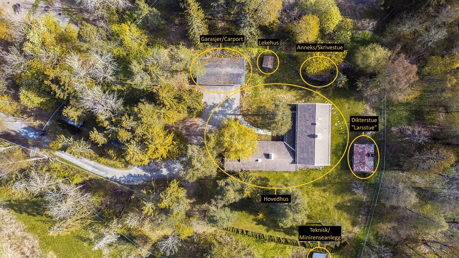 Privat og usjenert eiendom på 5,7 mål Galleribilde