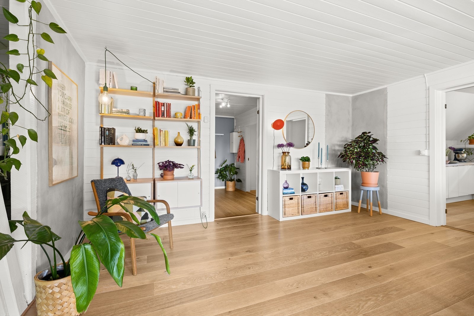 God plass til å innrede med ulike oppbevaringsmuligheter. Galleribilde