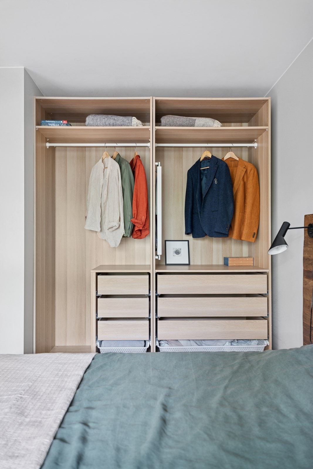 Medfølgende garderobeløsning. Galleribilde