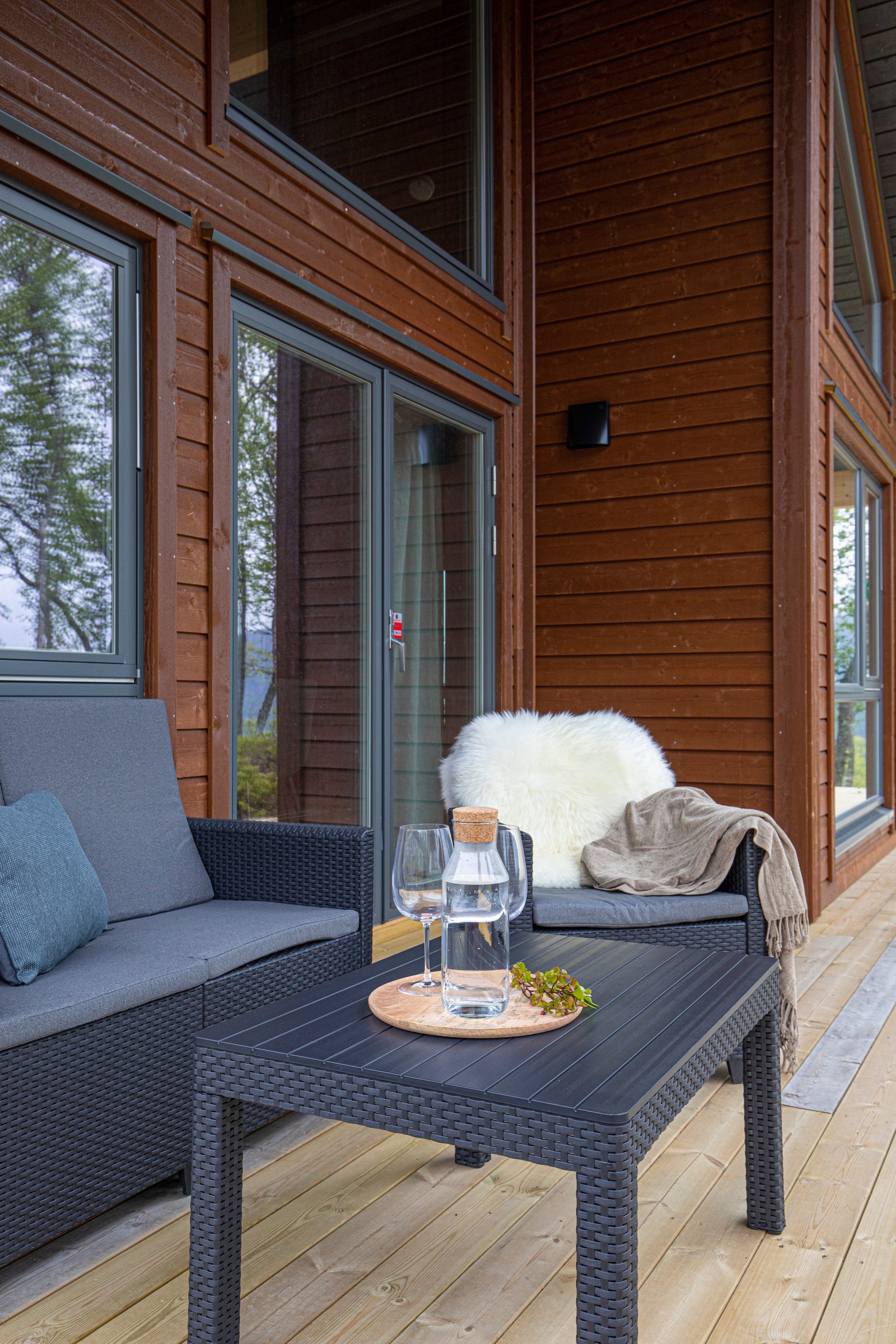 Stue
Interiørbildet er fra utstillings hytten som er 100% lik denne hytten Galleribilde