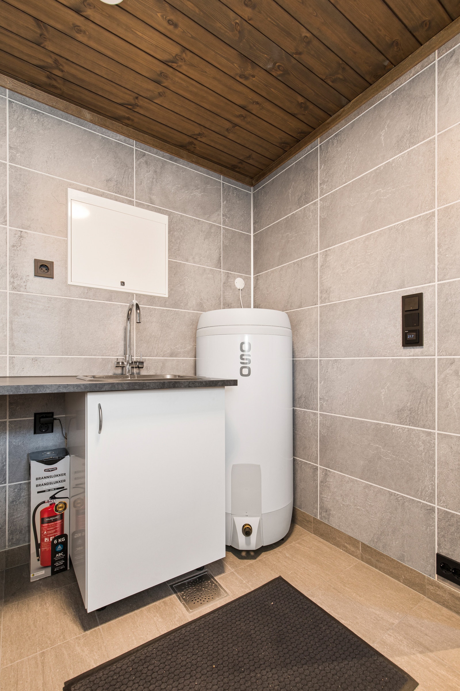 Vaskerom bilde 2
Interiørbildet er fra utstillings hytten som er 100% lik denne hytten Galleribilde