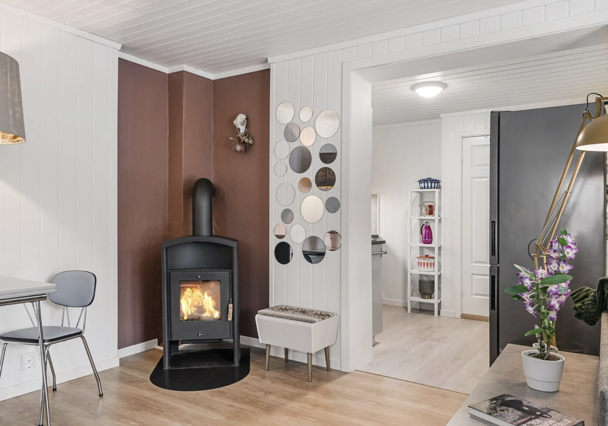 Peis som gir mye varme Galleribilde