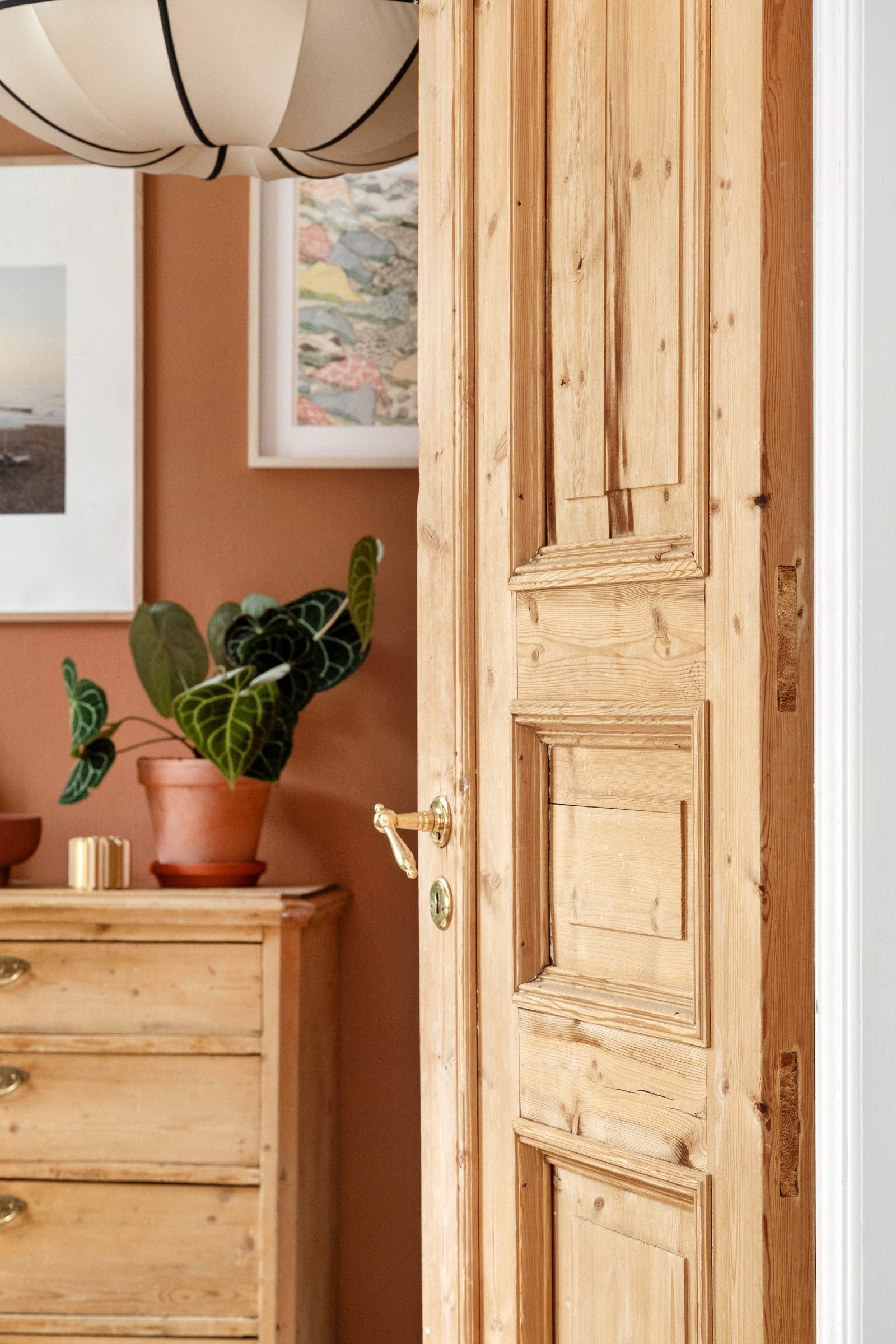 Sjarmerende profilerte innerdører av tre. Galleribilde