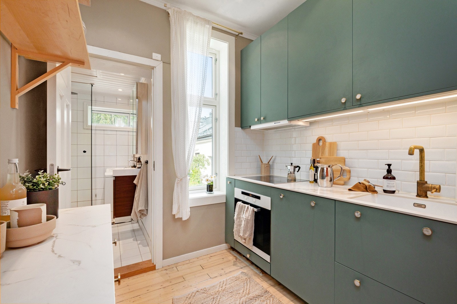 Pent kjøkken som er nytt fra 2020-2021. Galleribilde