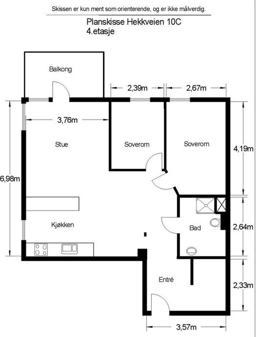 Planskisse Galleribilde