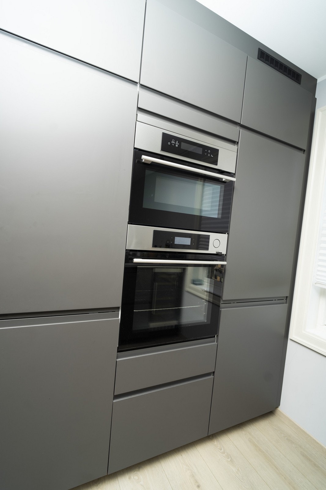 Dampovn sammen med kombinert micro/ovn Galleribilde