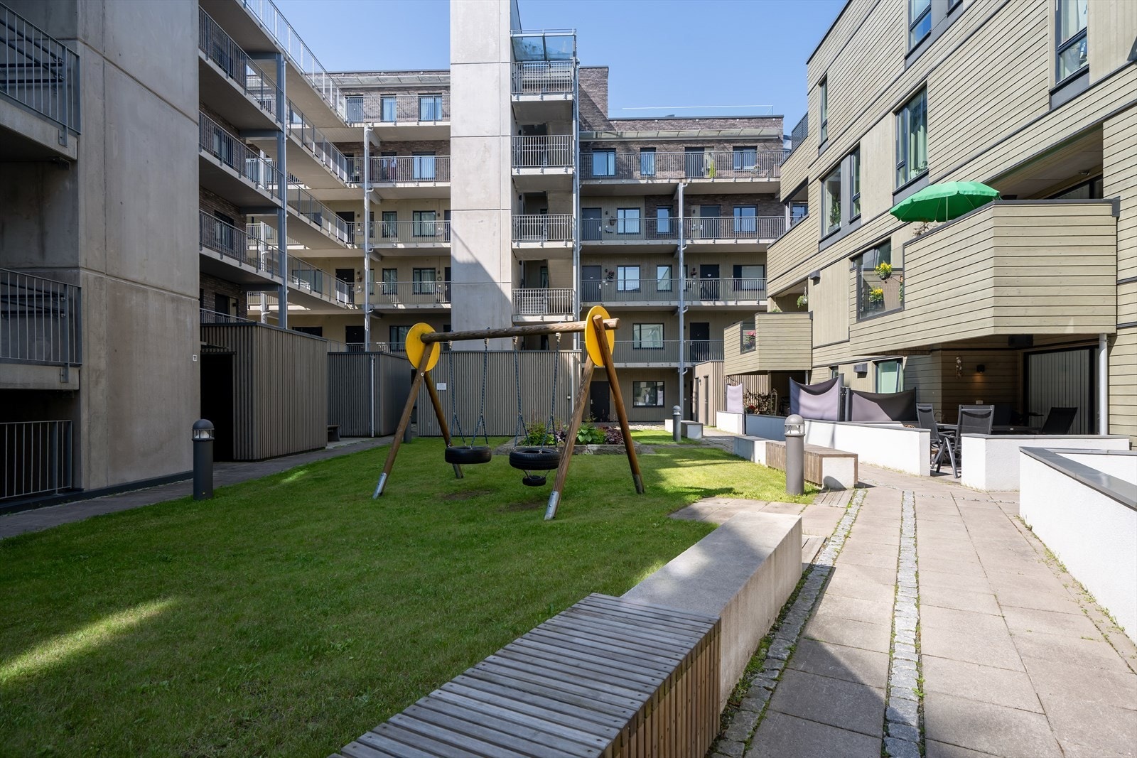 Fellesområdene til sameiet er pent opparbeidet. Galleribilde