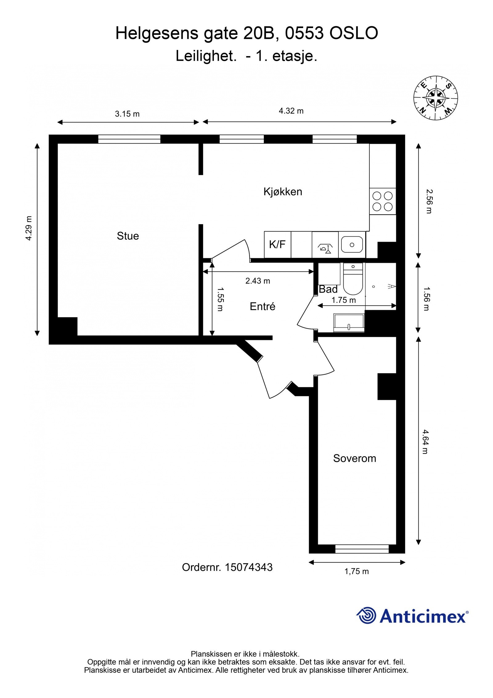 Plantegning. Galleribilde