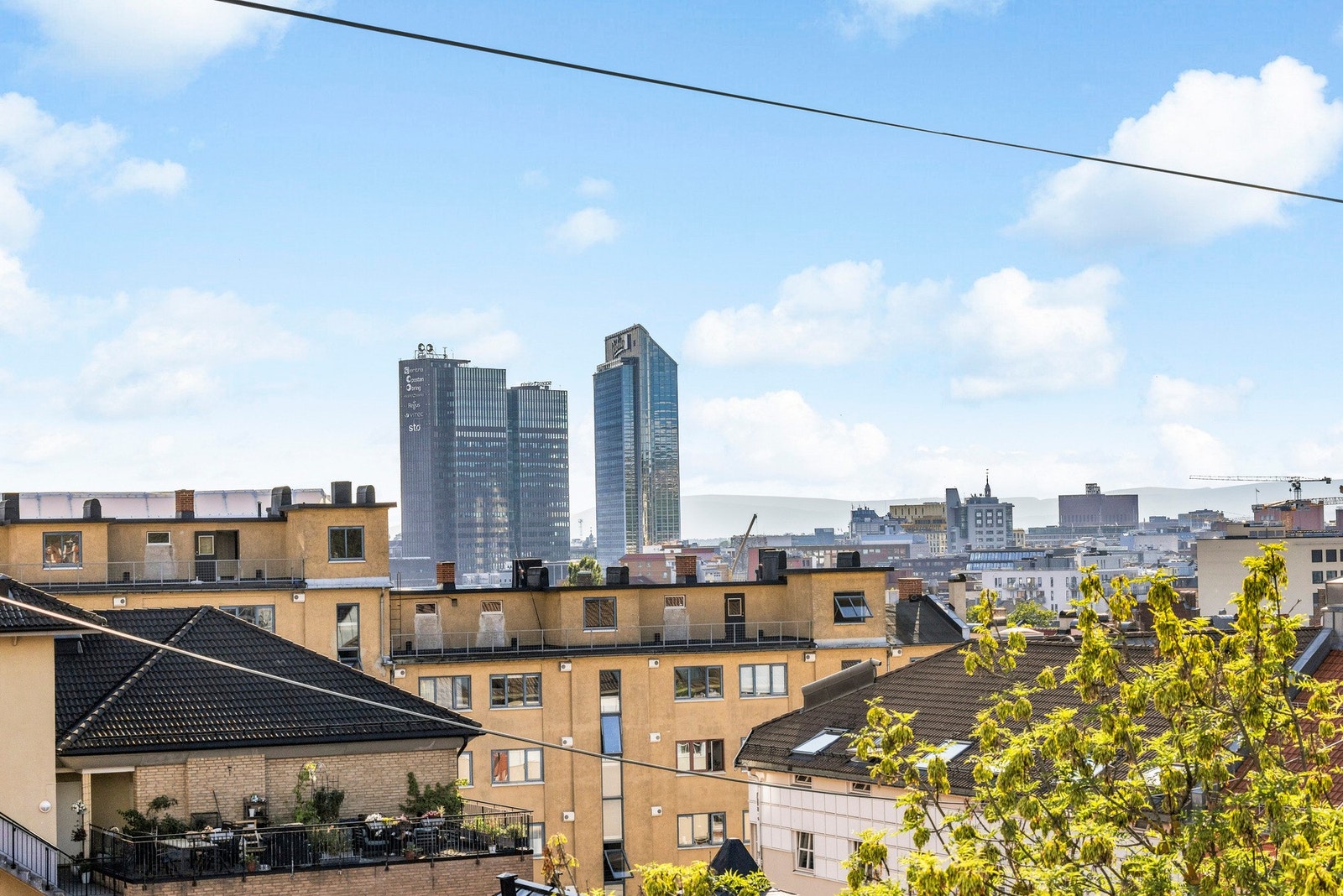 Utsikt fra balkongen. Galleribilde