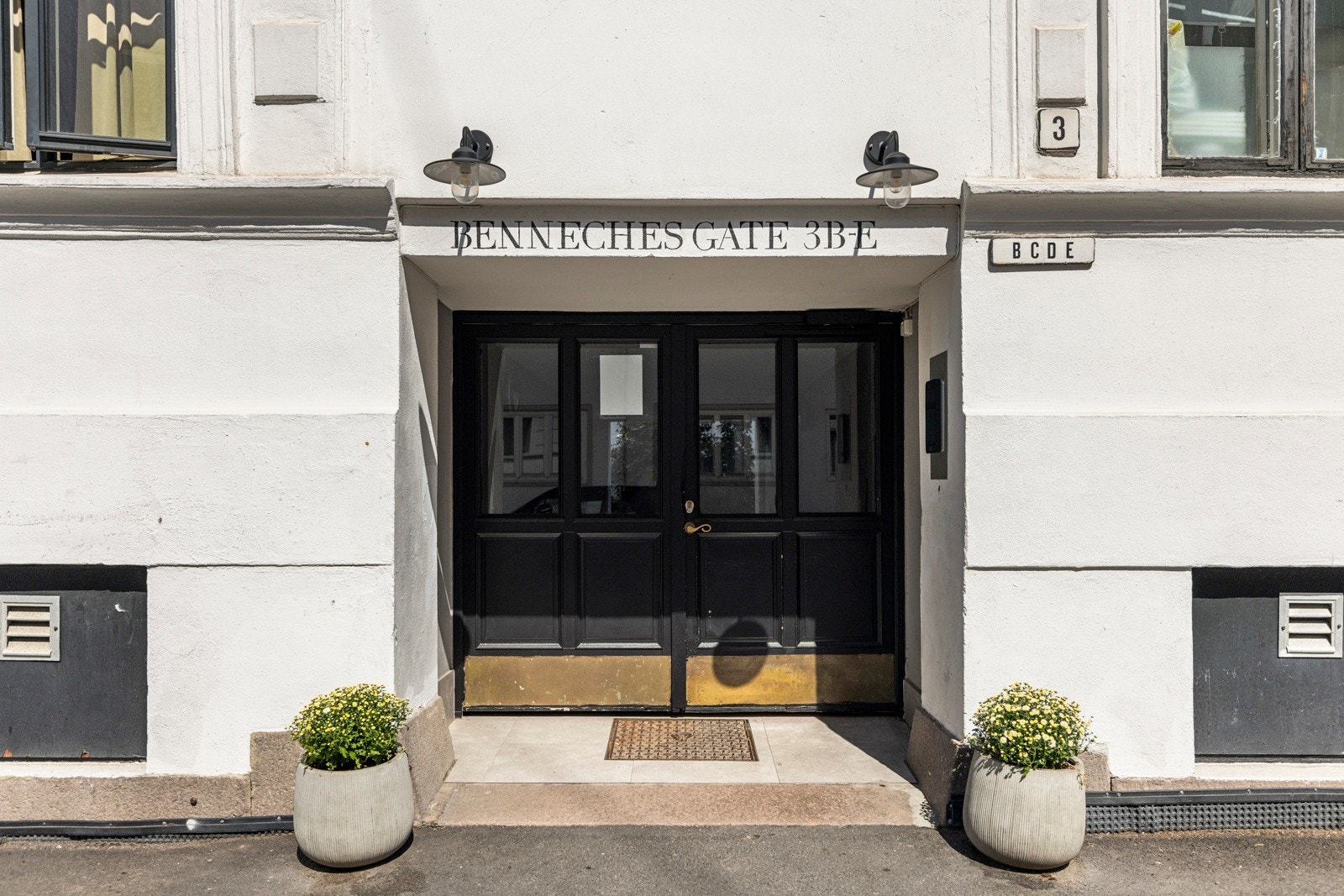 Fasade - Benneches gate 3. Sameiet består av 23 seksjoner i Benneches gate B-E. Galleribilde