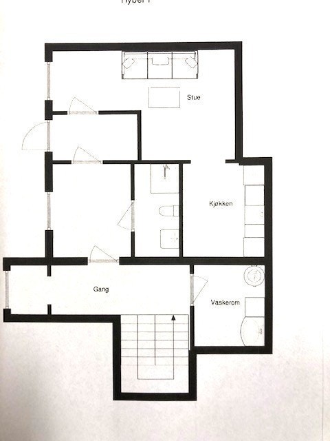 Plantegning u etasje. Galleribilde