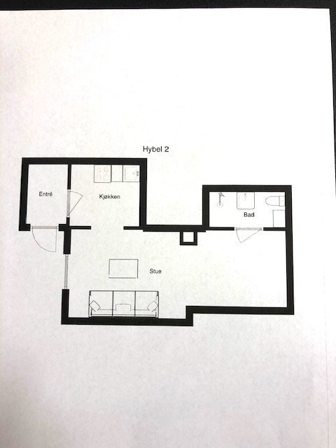 Plantegning u etasje. Galleribilde