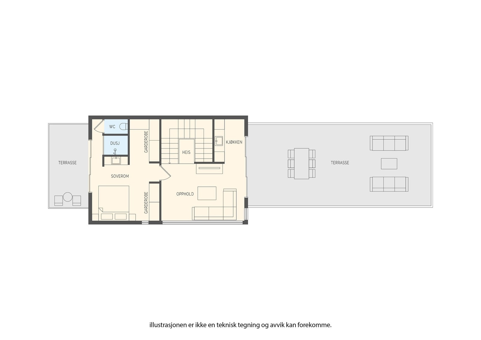 Plantegning 3.etasje. Galleribilde