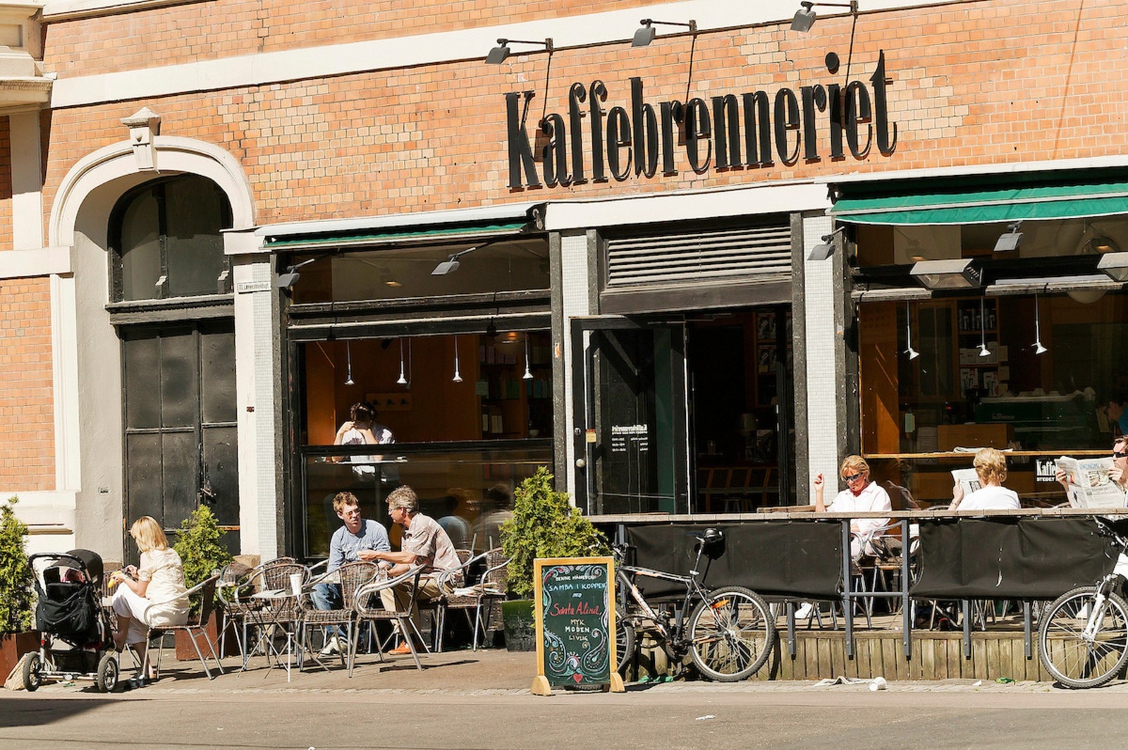 Kaffebrenneriet og W. B. Samson rett i nærheten. Galleribilde