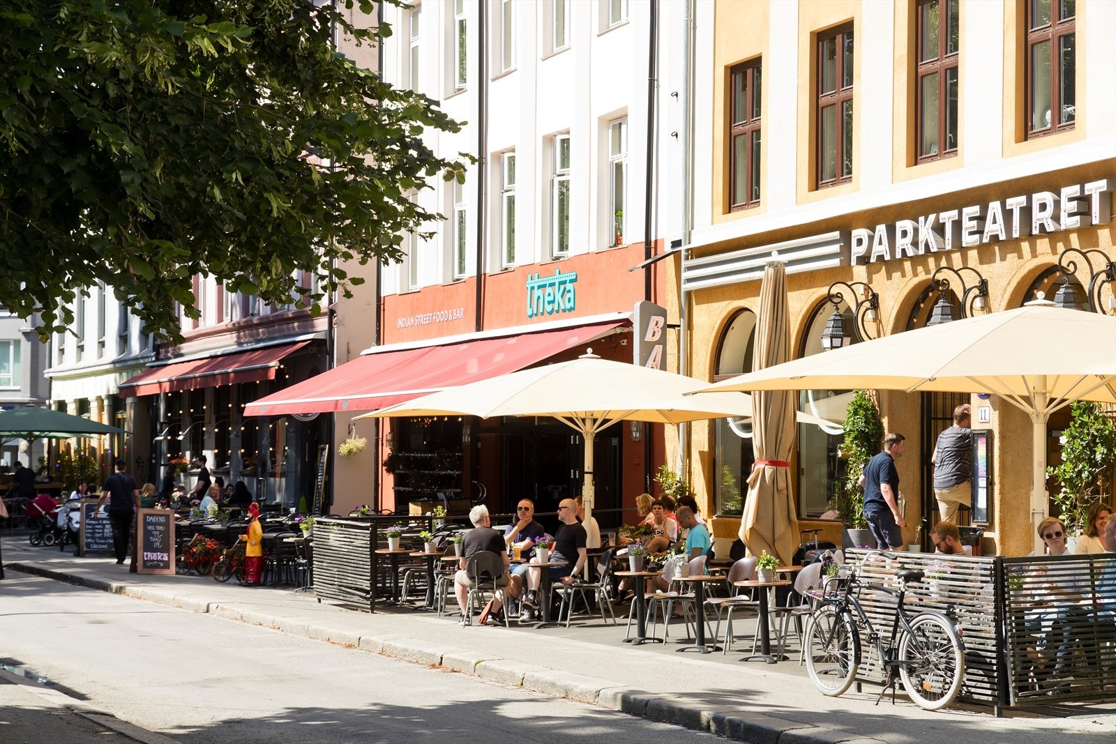 På ca 15 minutters gange er dere på Grünerløkka. Her kan dere nyte det gode liv! Galleribilde