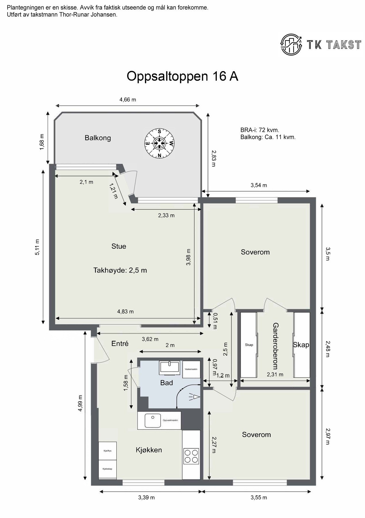 Plantegning Galleribilde