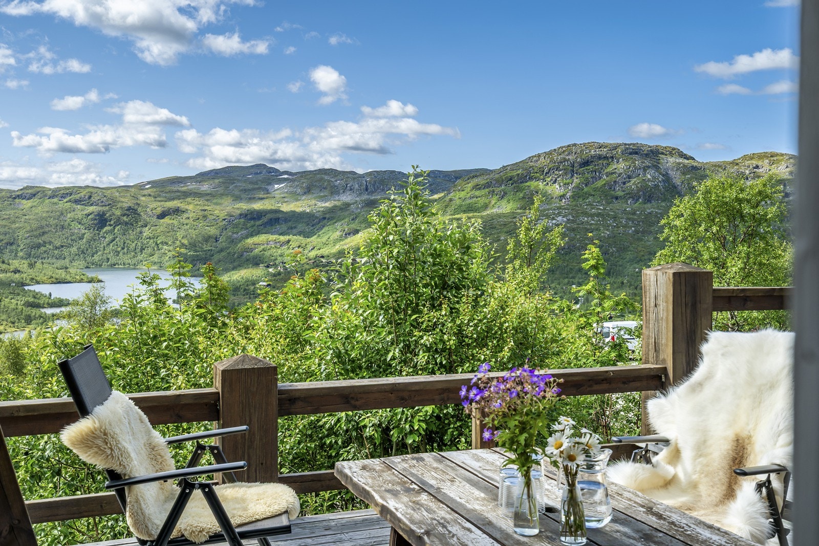 Her kan natur og utsikt nytes til det fulle Galleribilde