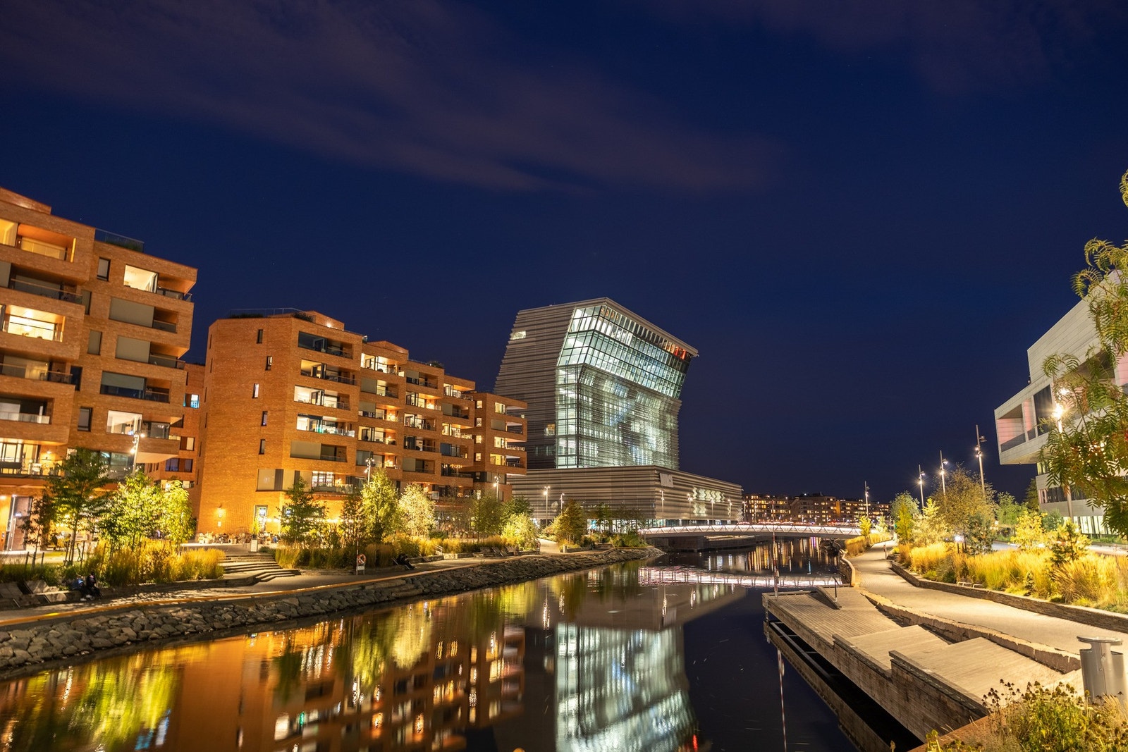 Fra leiligheten har man kort gangavstand til Bjørvika og sentrum. Galleribilde