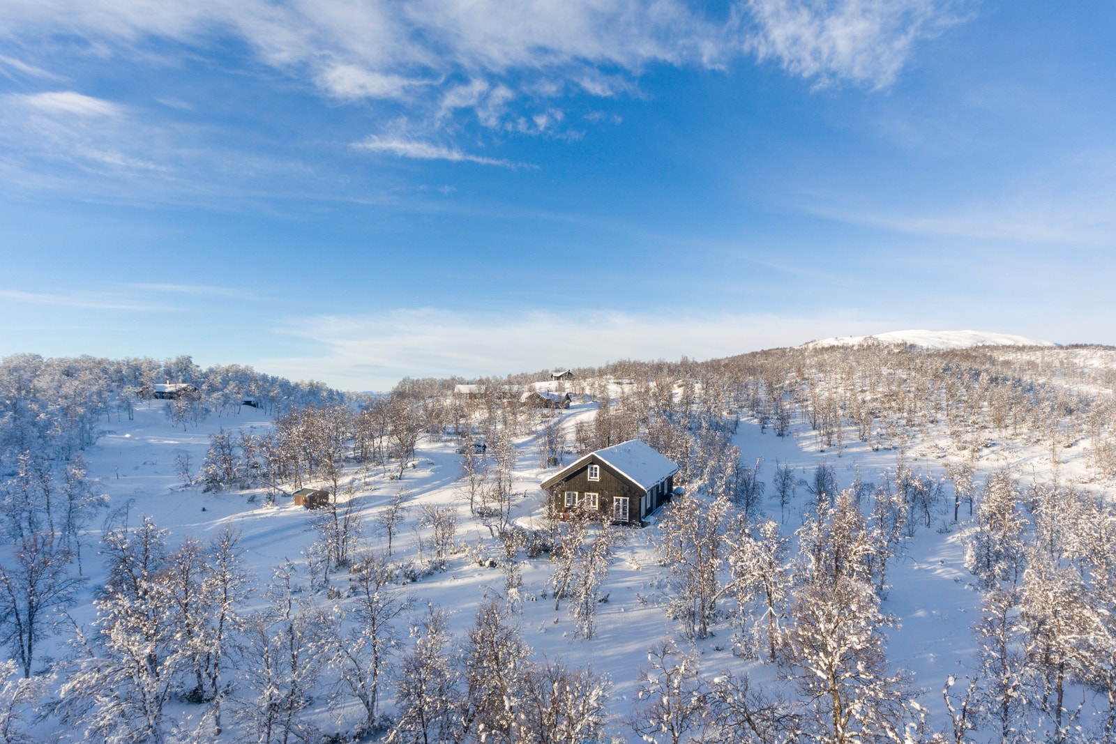 Området ligger sørvendt og har gode solforhold Galleribilde