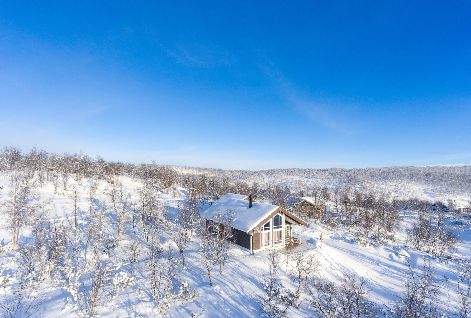 Området ligger sørvendt og har gode solforhold Galleribilde