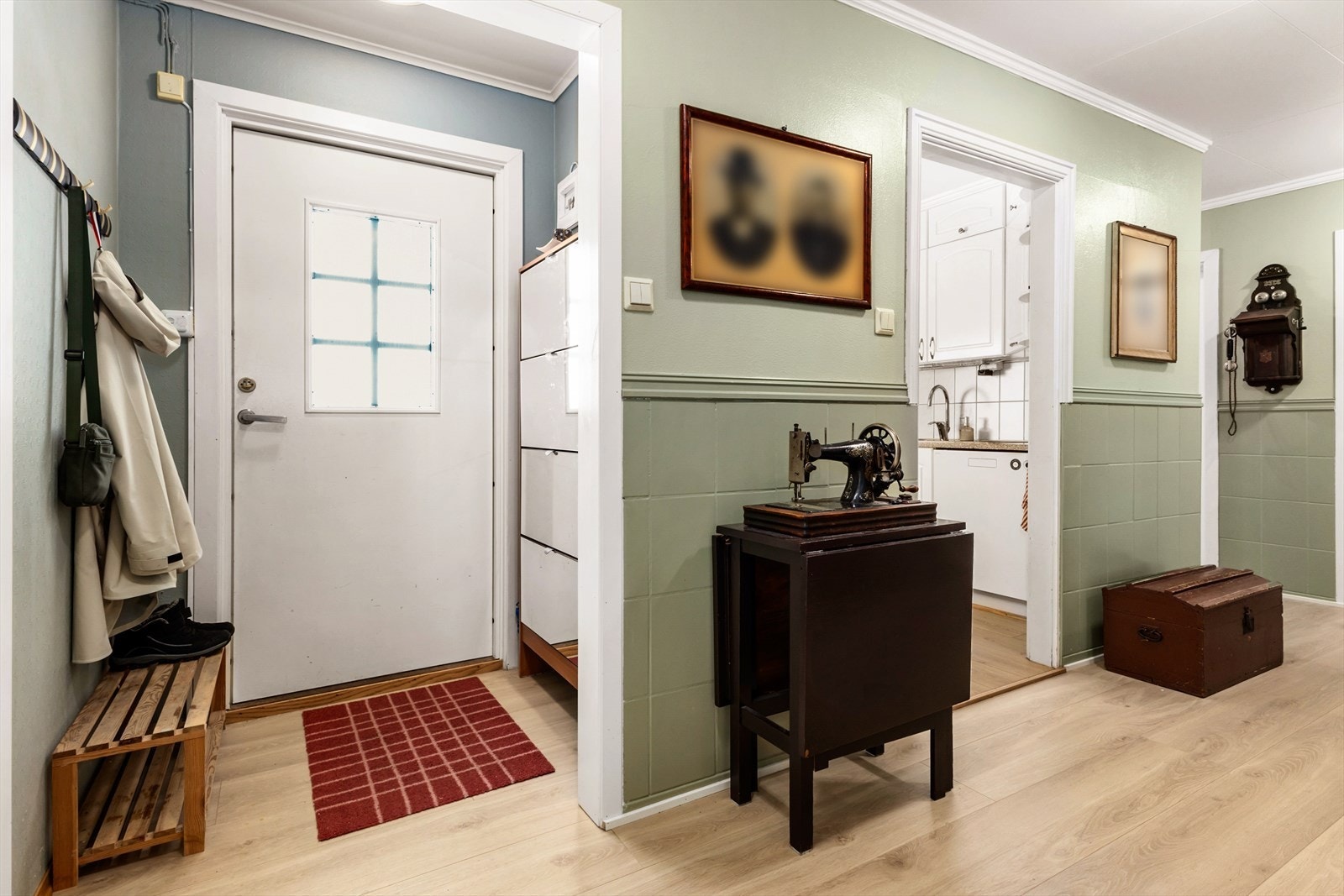 Her har man en vedlikeholdt enebolig med alt på ett plan Galleribilde