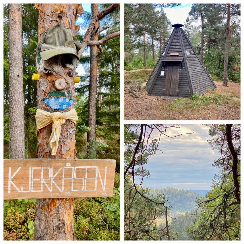 Fine turområder i nærmiljøet - her fra Kjerkåsen Galleribilde