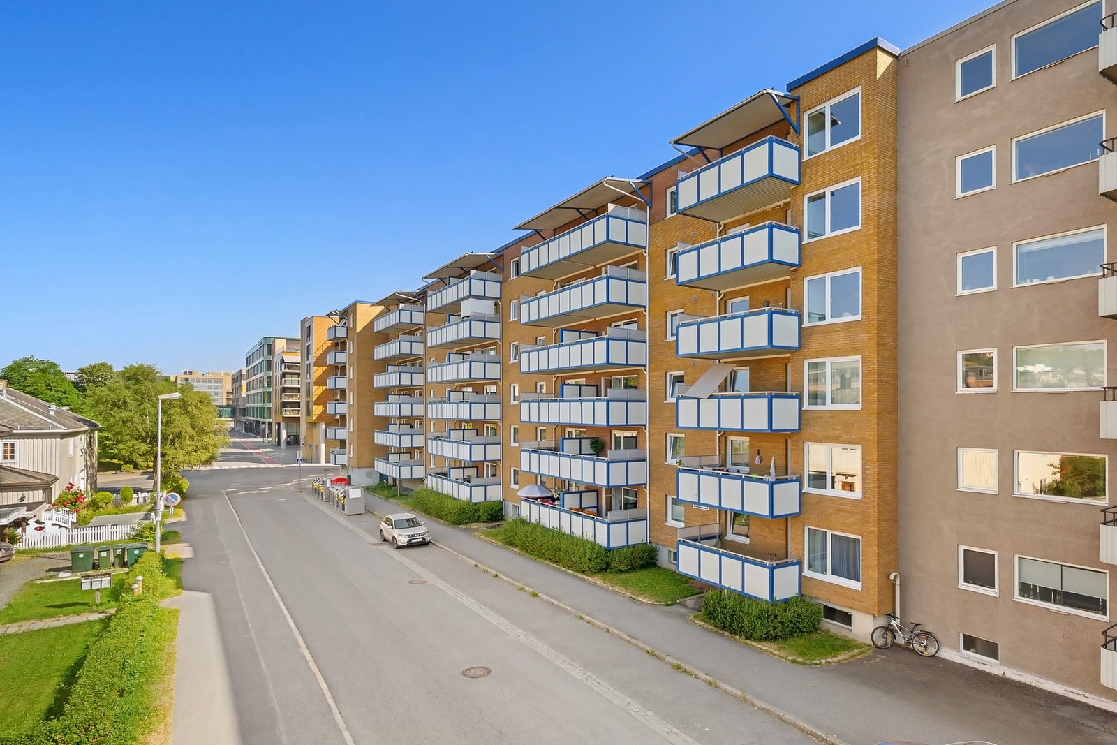 Leiligheten har en av byggets beste beliggenheter. Galleribilde