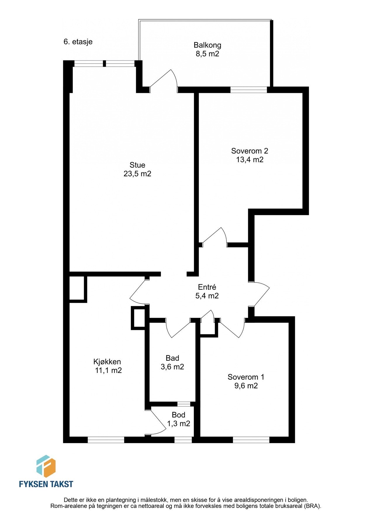 Planskisse. Galleribilde