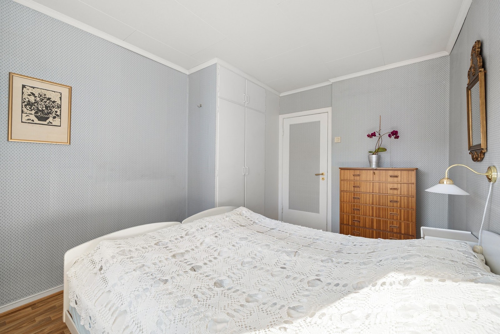 Hovedsoverommet er på 9,6 kvm. Galleribilde