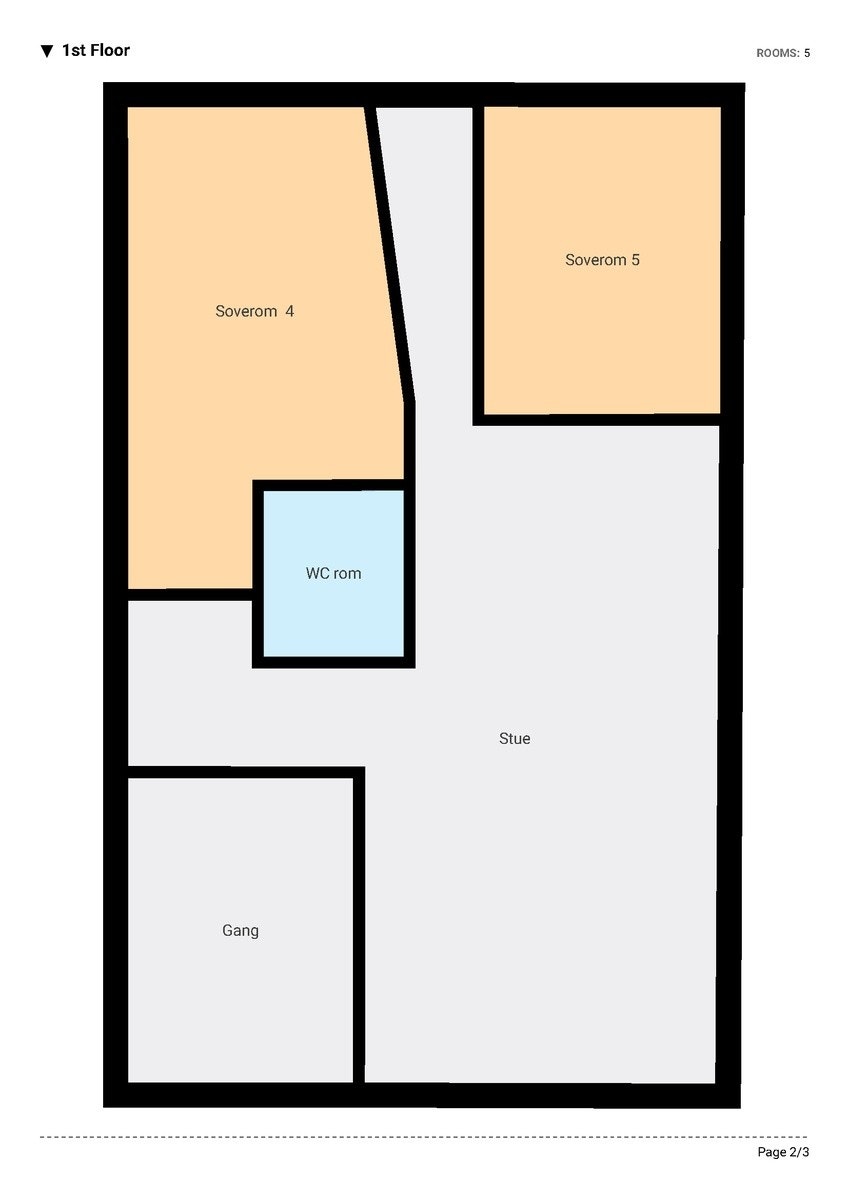 Plantegning Hovedetasje Galleribilde