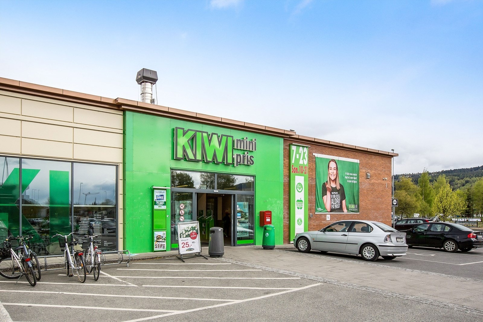 Kort gangavstand til Kiwi XL. Galleribilde