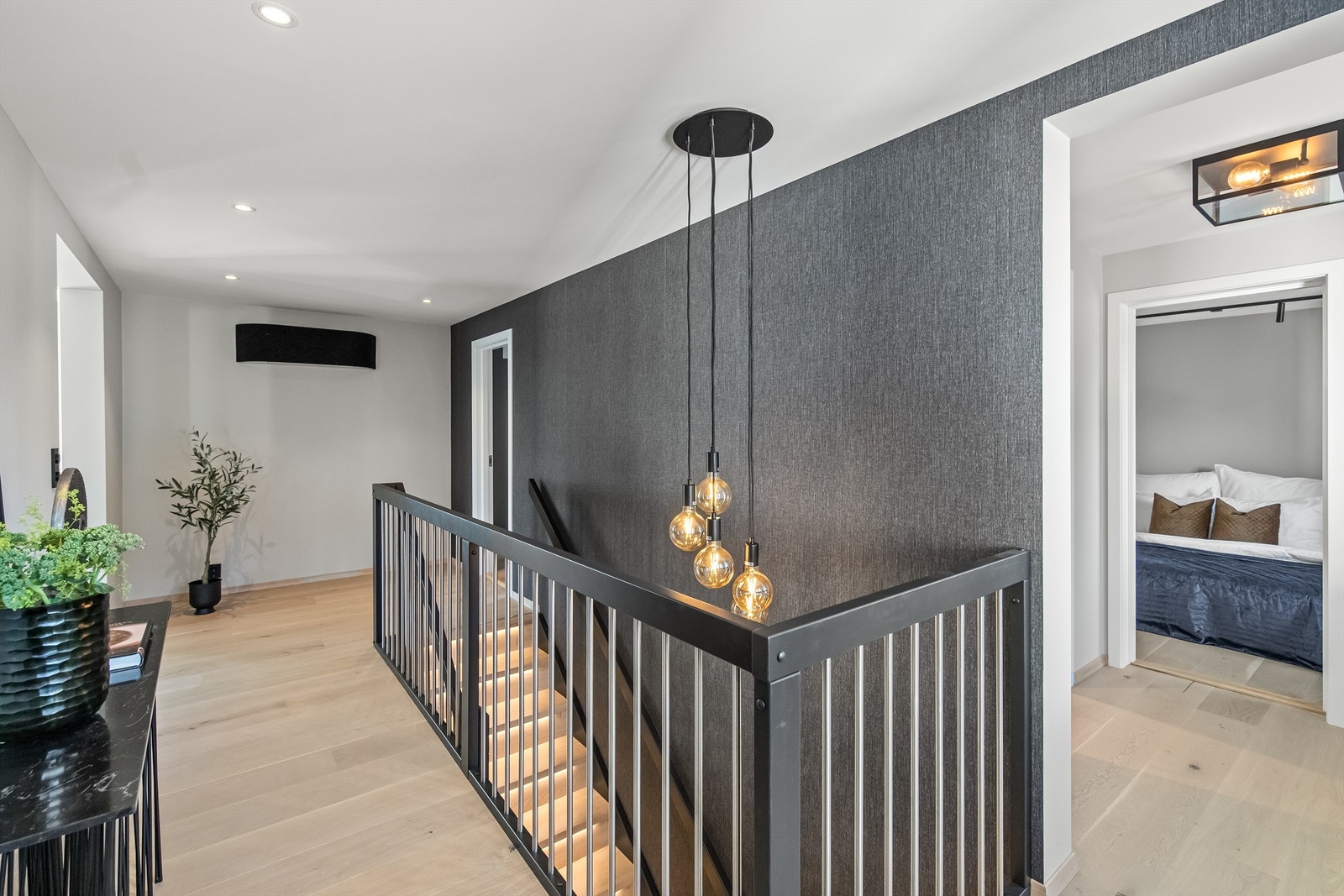 Det er montert en praktisk varmepumpe. Galleribilde