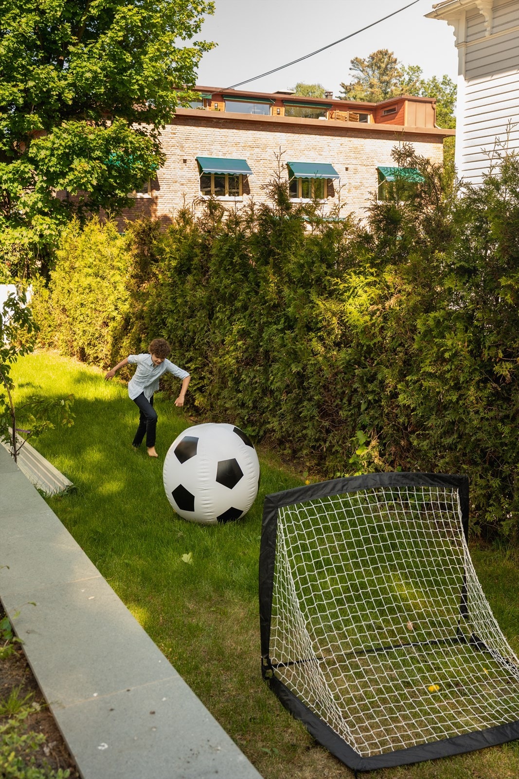Området byr også på god boltreplass. Galleribilde