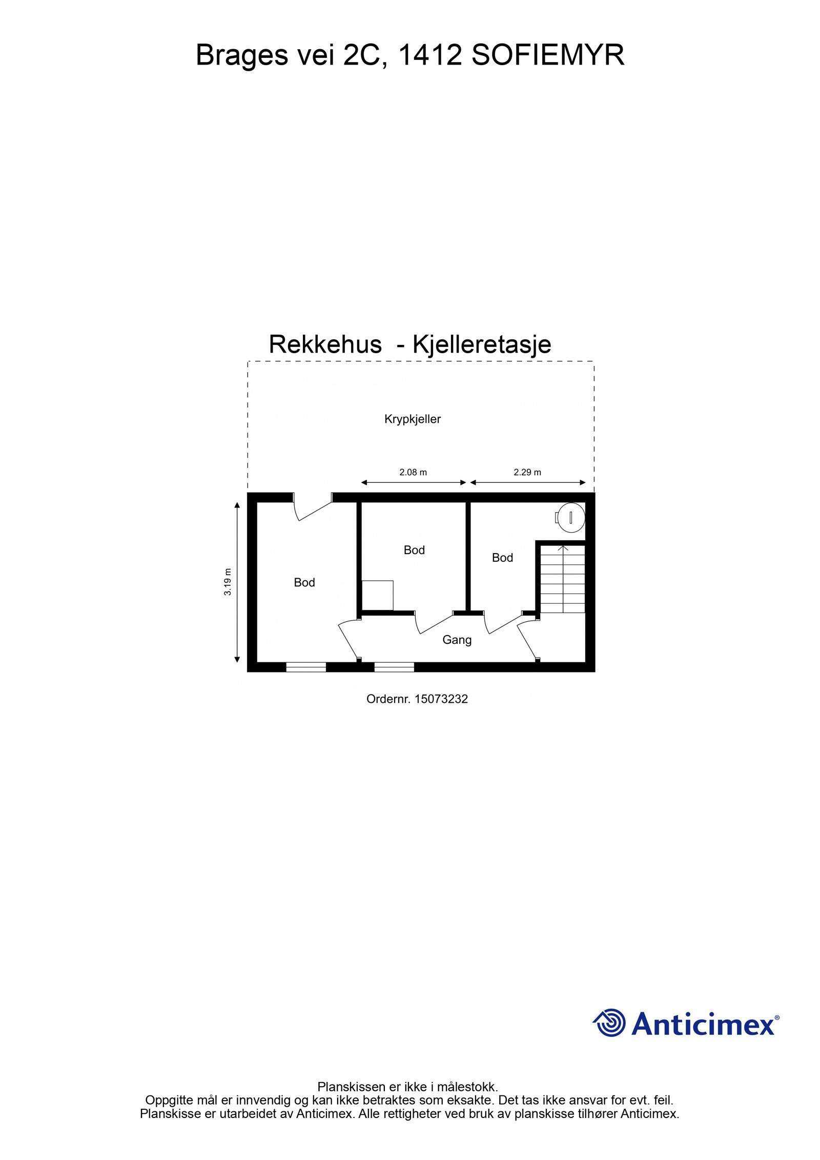 Plantegning Kjeller Galleribilde