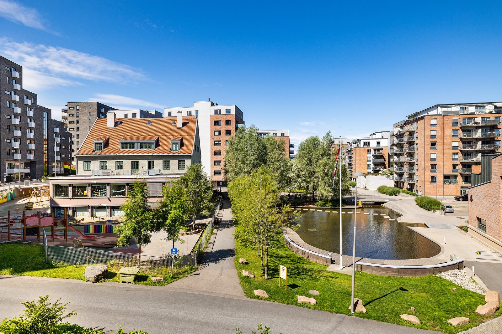 Kværnerbyen FUS barnehage ligger kun en kort spasertur unna leiligheten Galleribilde