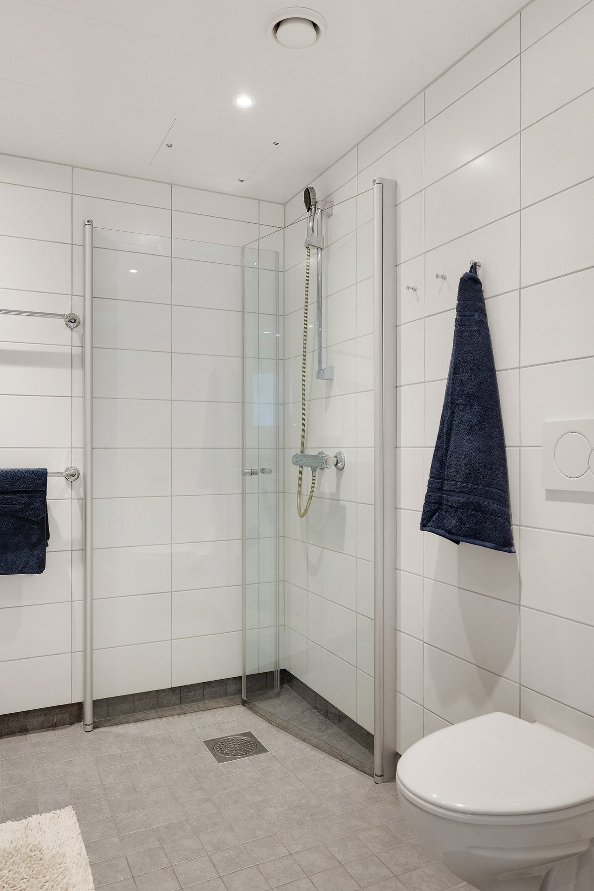 Vegghengte dusjdører i glass Galleribilde