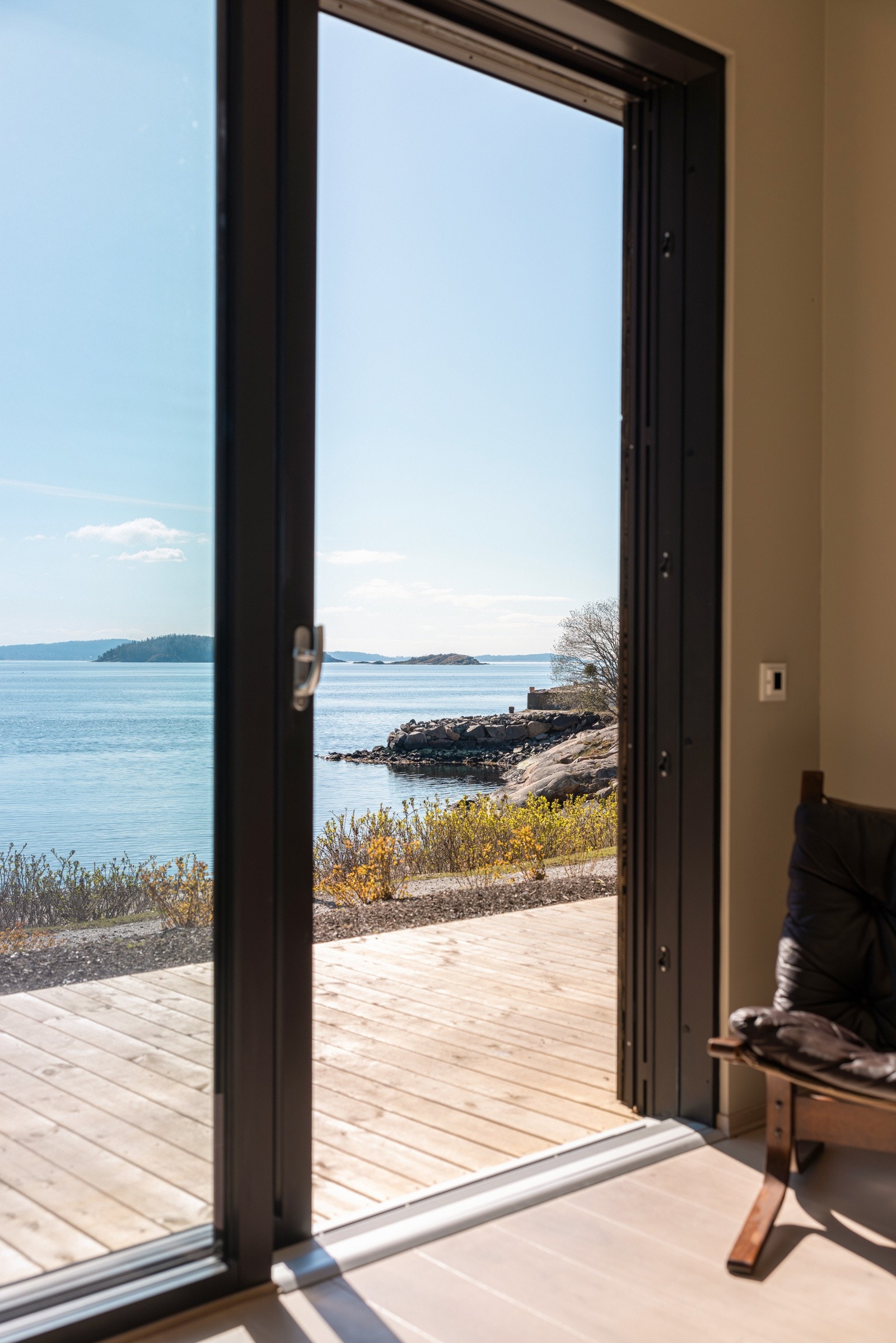 Herfra er det direkte utgang til terrassen. Galleribilde