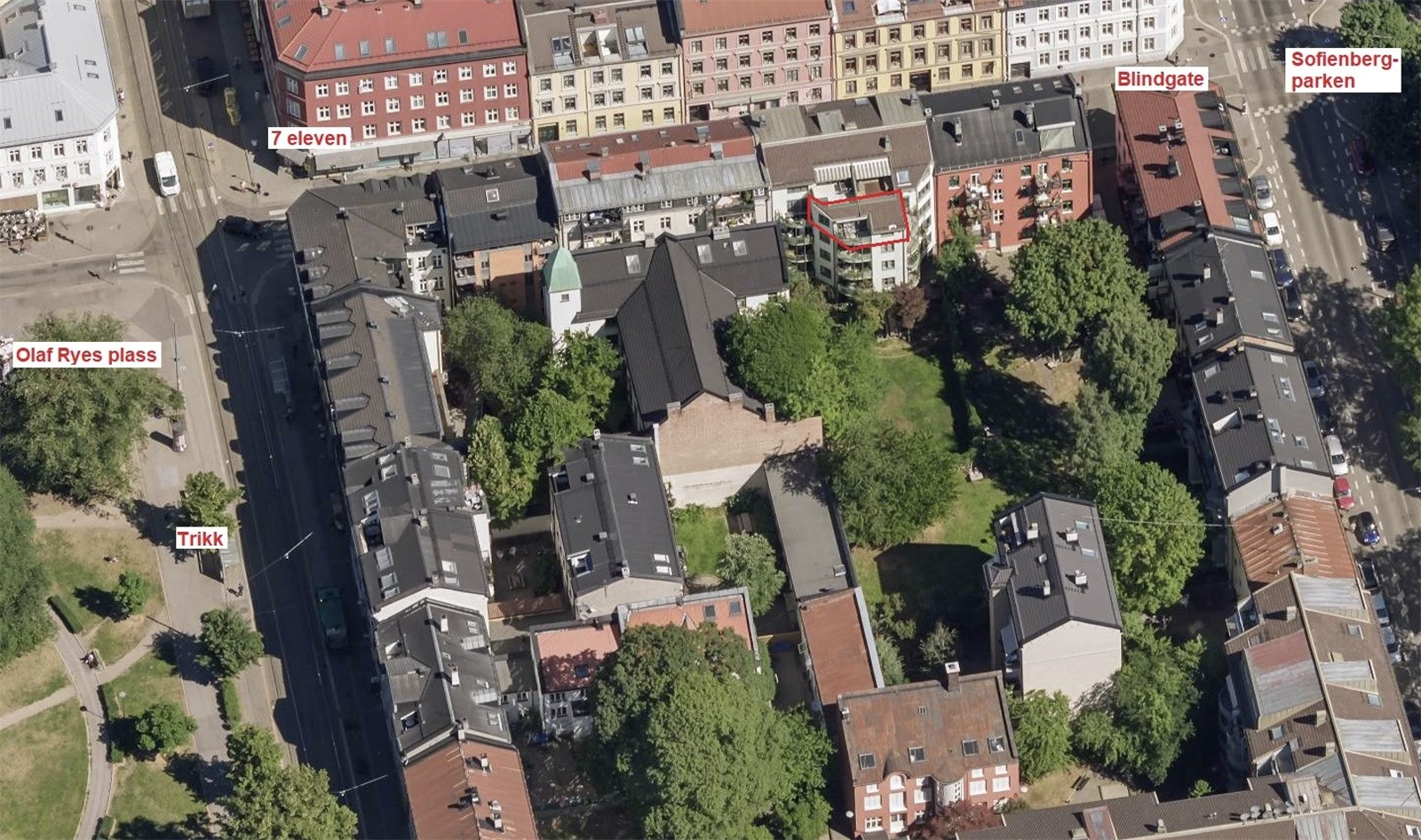 Fantastisk beliggenhet midt på Løkka. Galleribilde