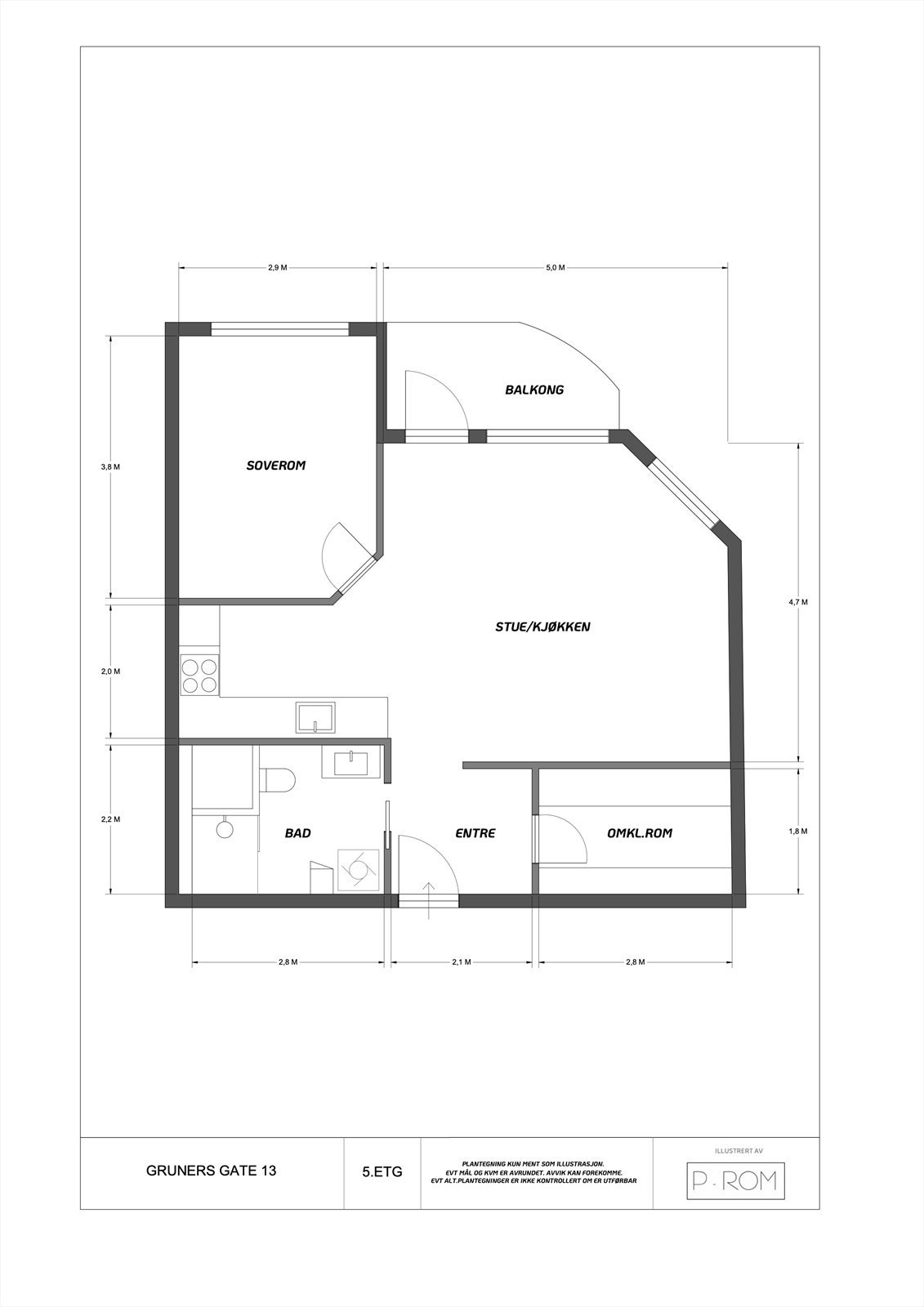 Plantegning. Galleribilde