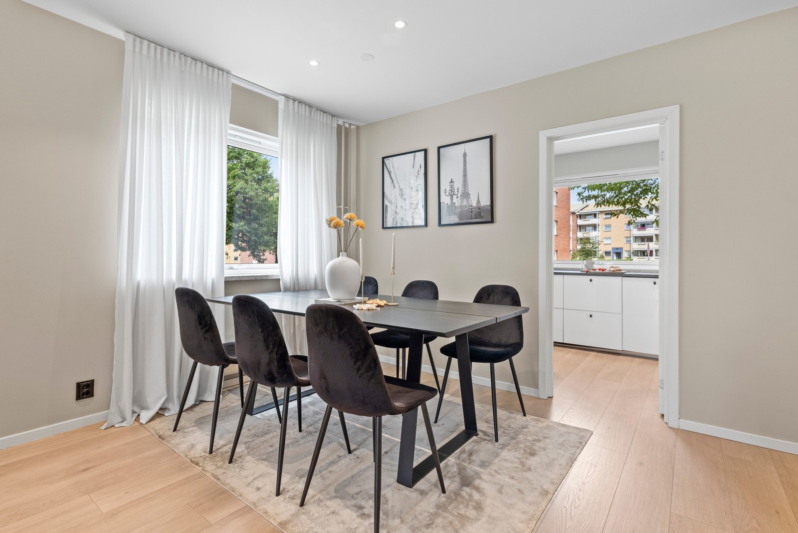 Her kan venner og familie samles til alle døgnets måltider Galleribilde