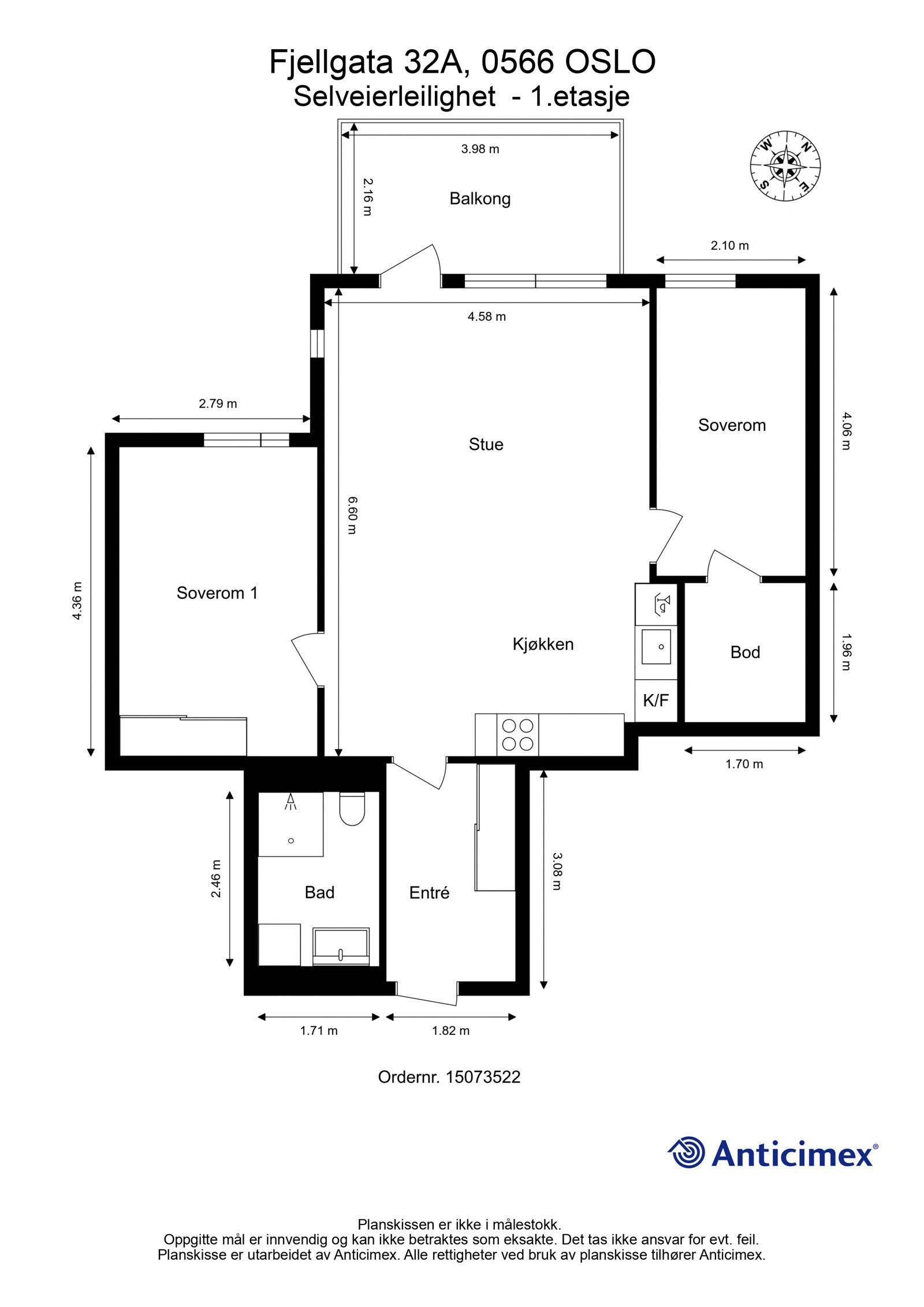 Planskisse. Galleribilde