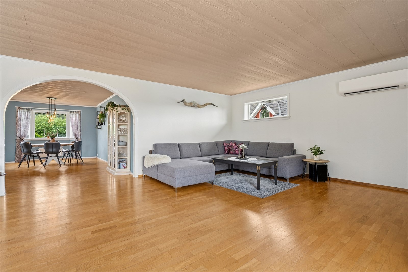 Her er det god plass til å møblere i flere soner. Galleribilde