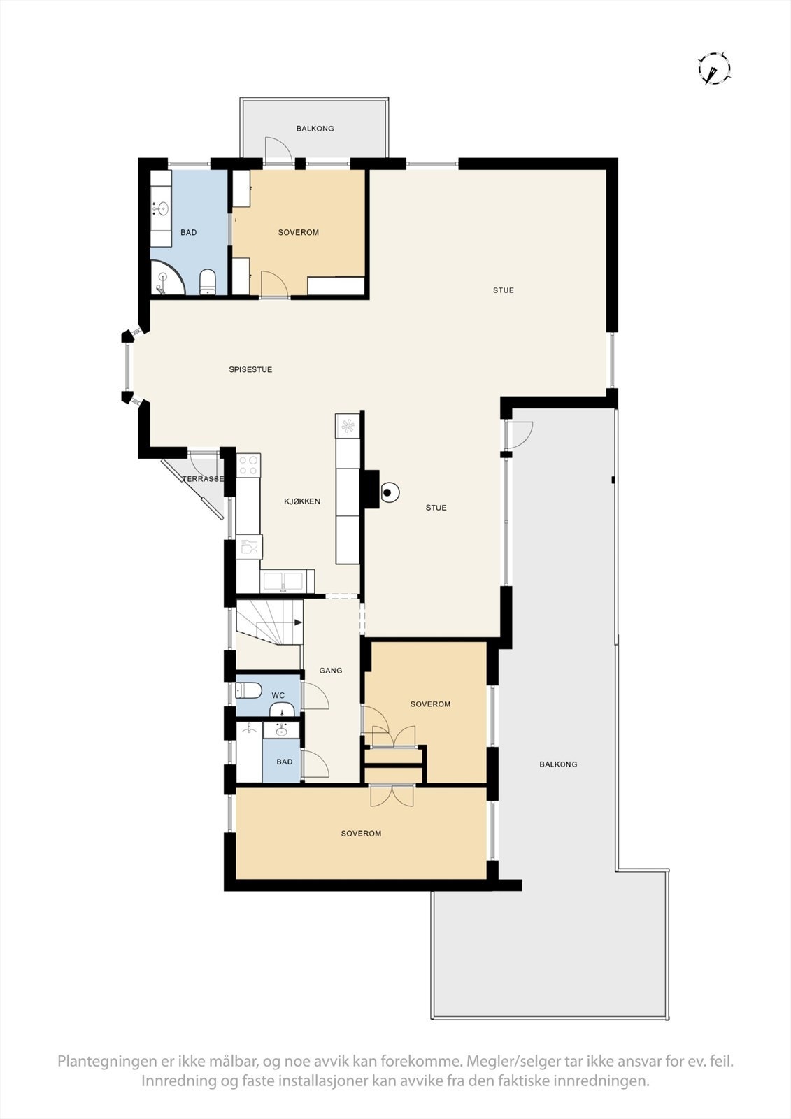 Plantegning 1.etasje. Galleribilde