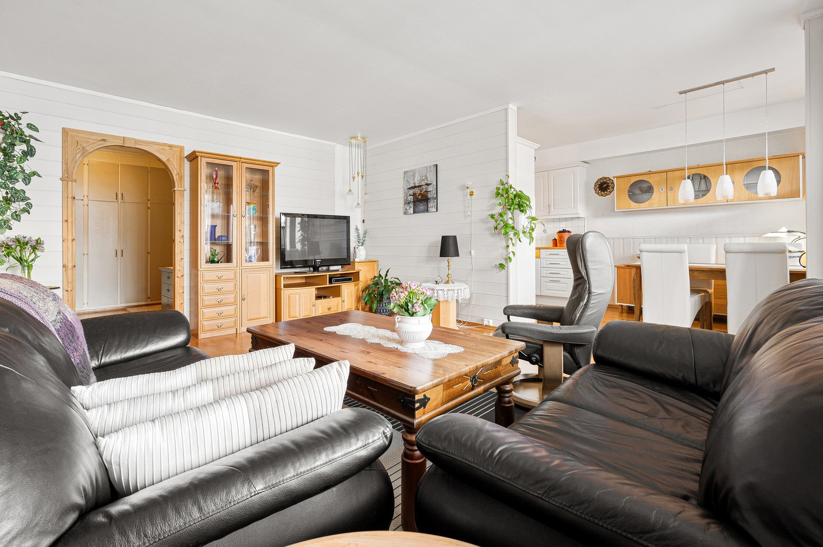 Leiligheten varmes opp via elektrisitet. Galleribilde