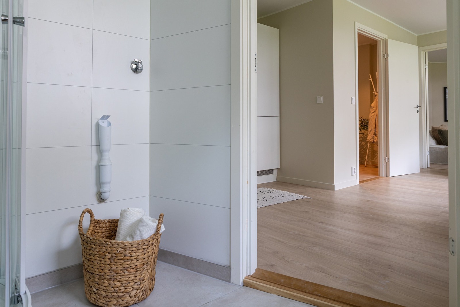 Opplegg for vaskemaskin. Galleribilde