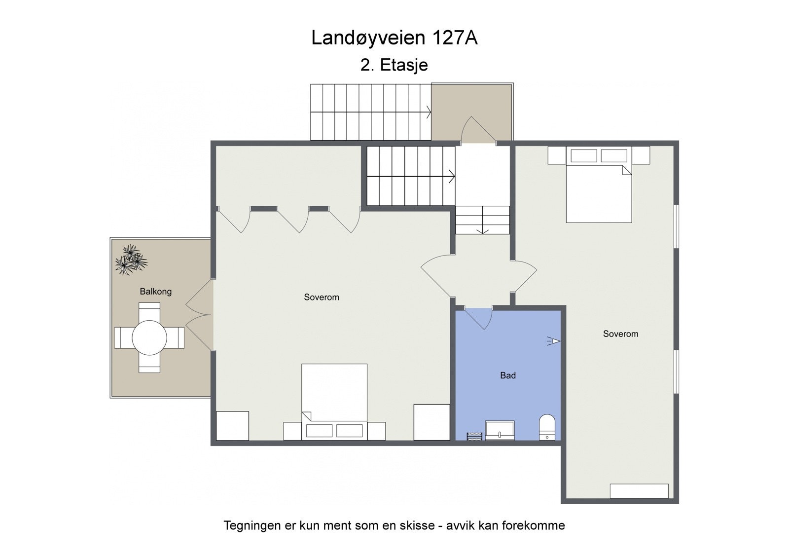 Andre etasje - Hovedhus Galleribilde