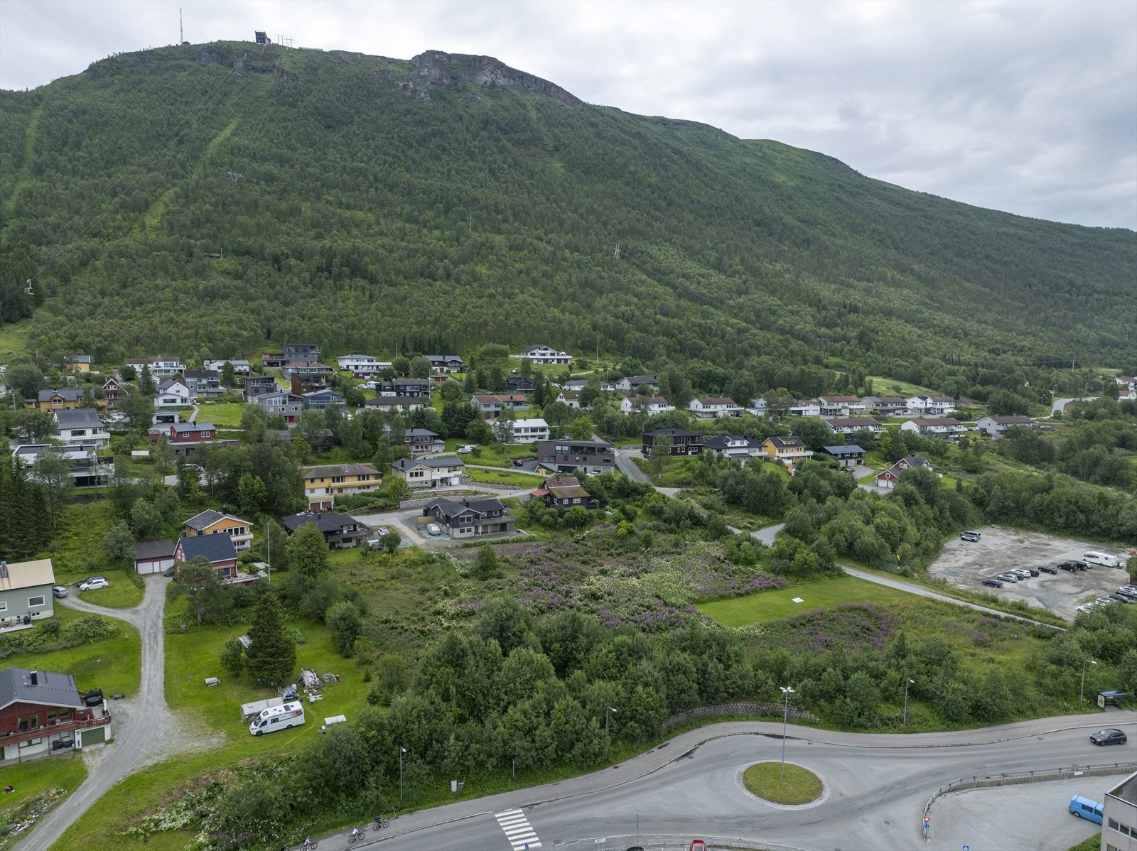 Fjellheisen rett over Galleribilde