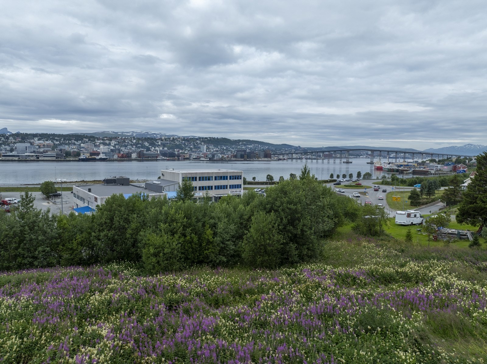 Utsikt mot sentrum Galleribilde