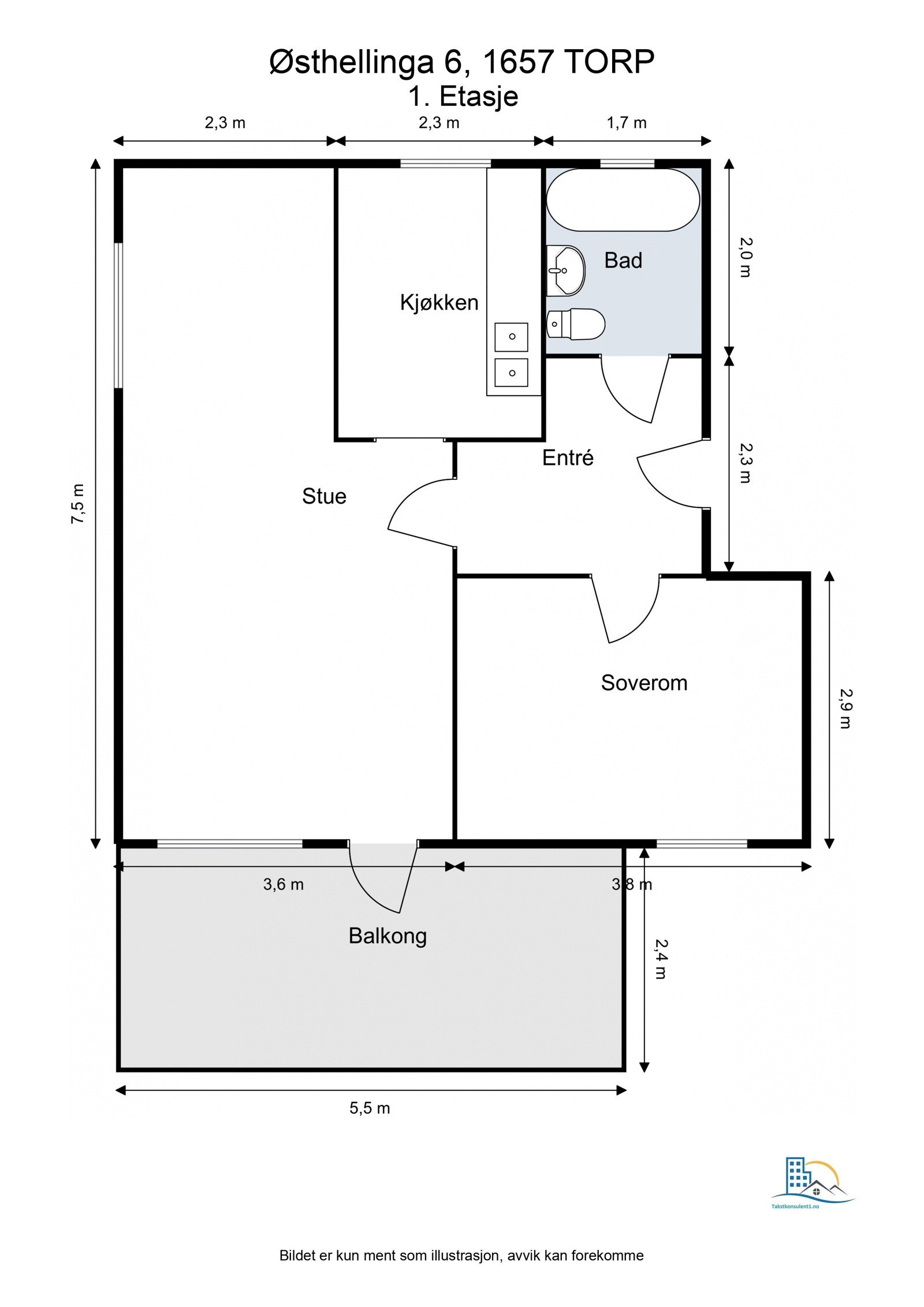 Plantegning Galleribilde