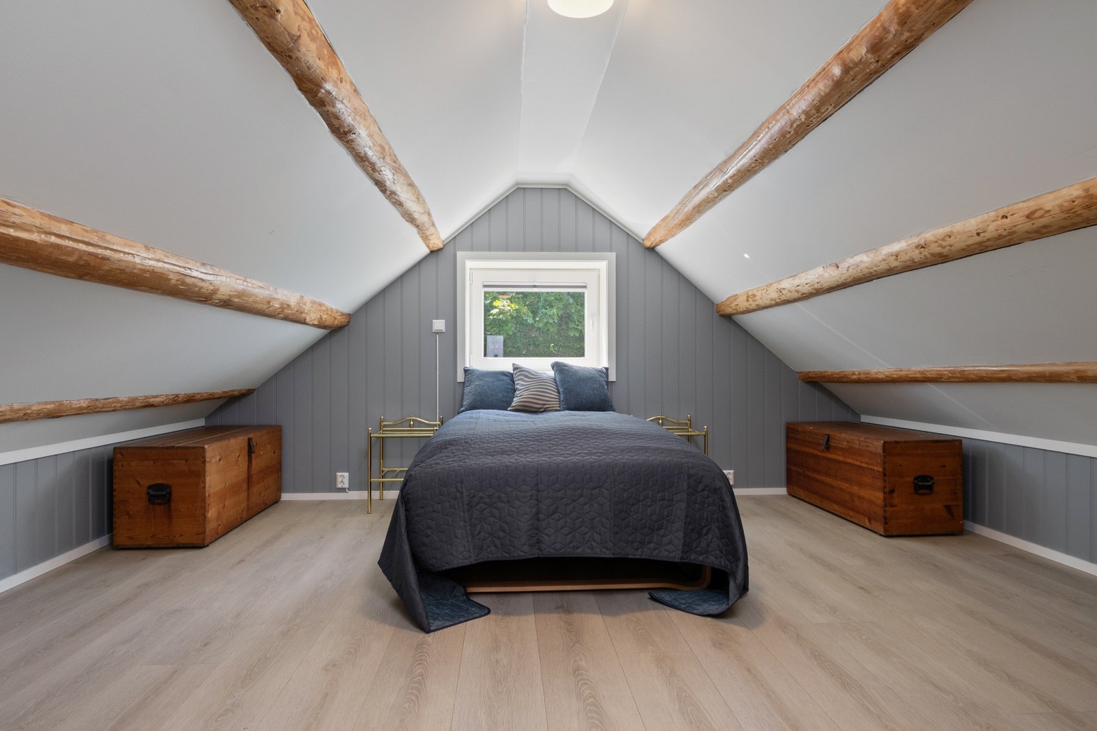 Lunt og trivelig soverom Galleribilde